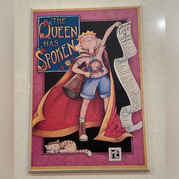 Mary Englebreit “Queen Has Spoken” Colorplak Collection - Picture 1 of 3
